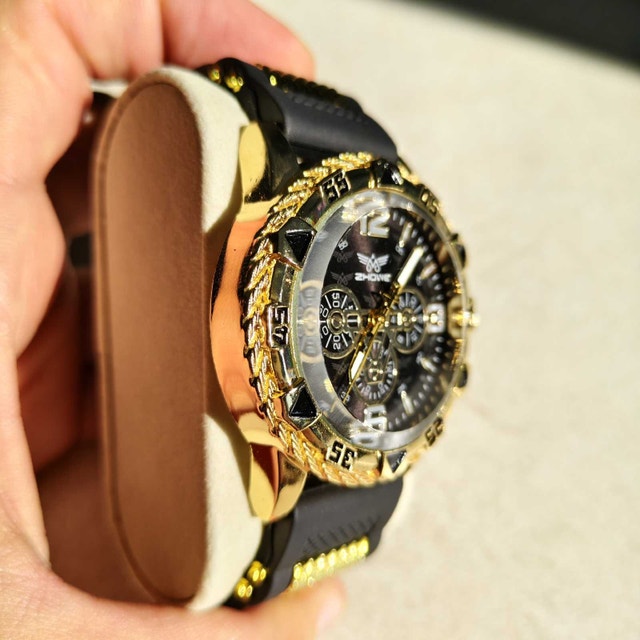 Beautiful Men's Watch - Black & Gold - photo 2
