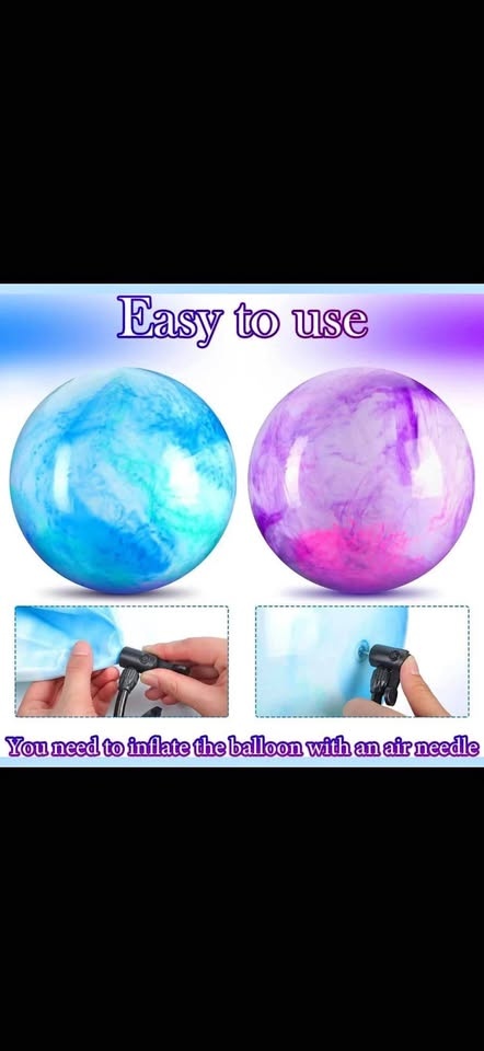 Marbleized Medium Playground Ball Like New