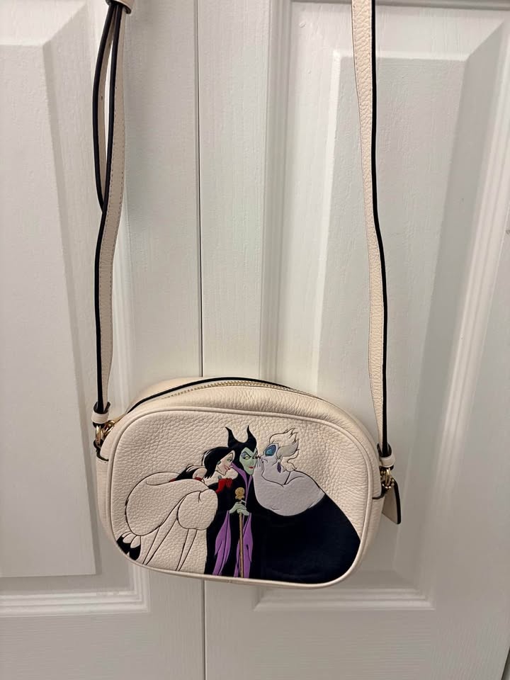 Coach Disney Villains Cream Crossbody Bag