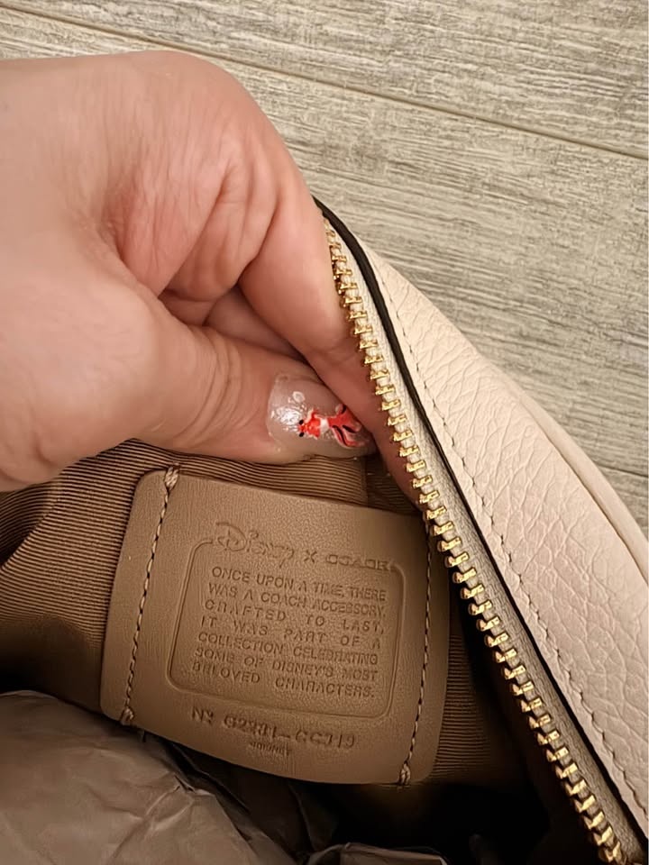 Coach Disney Villains Cream Crossbody Bag - photo 4