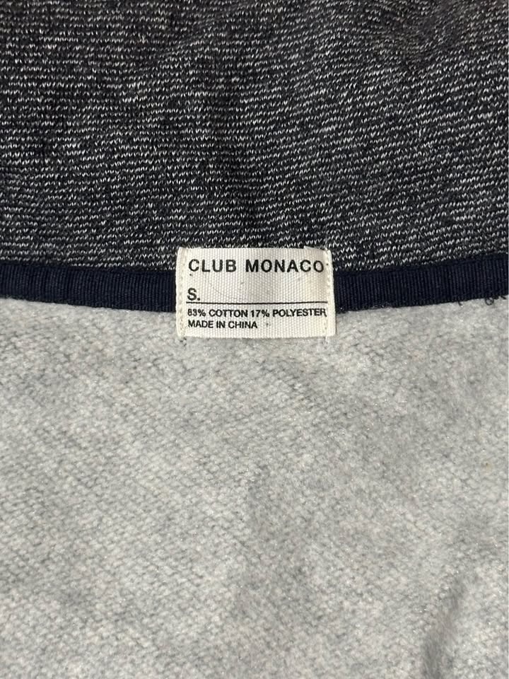 Club Monaco Grey Heathered Shawl Collar Cardigan Small - photo 3
