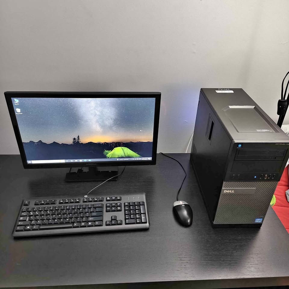 Dell Desktop Computer Setup - Work & Study