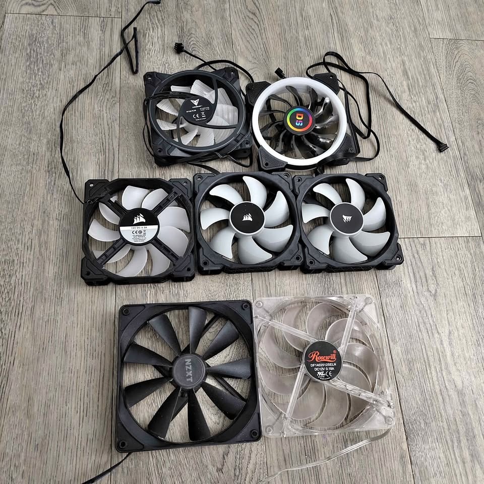 ❄️ PC case fans 120 and 140mm 🎮