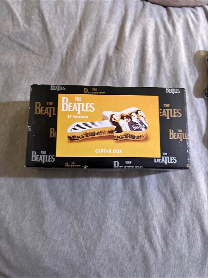 Beatles ceramic guitar box