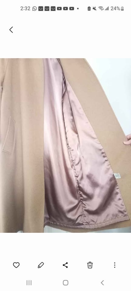 Womens Classic Camelhair Winter Coat - photo 3