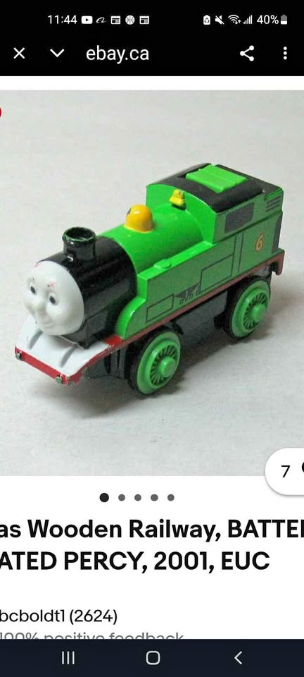 Percy Battery Operated Thomas Wooden Railway 2000 LC99712
