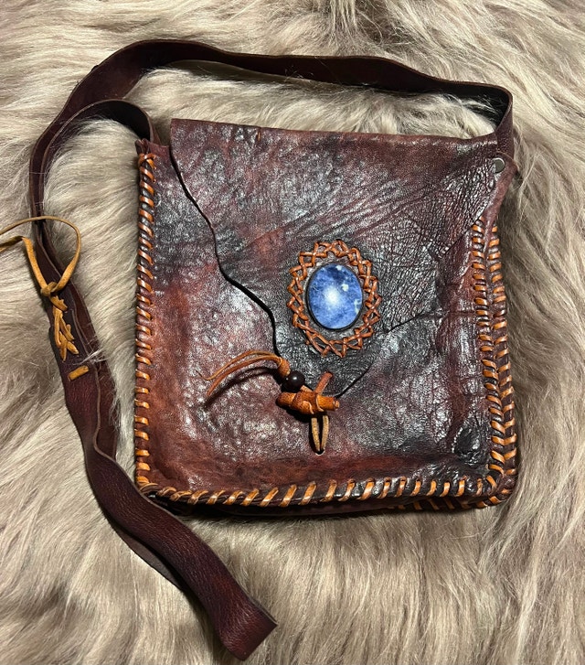 Handmade Leather Side Bags