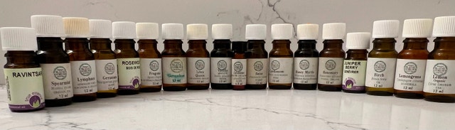 18 Bottles of Essential Oils