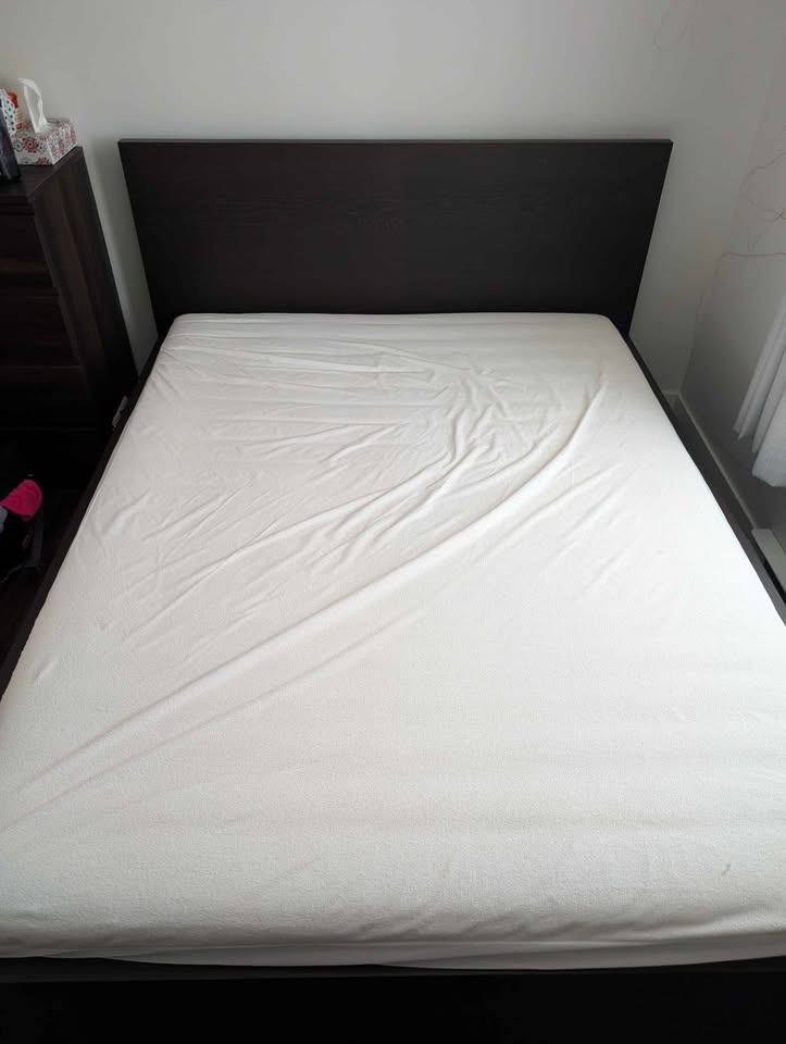 MALM Queen Bed Frame & VALEVAG Mattress - photo 2
