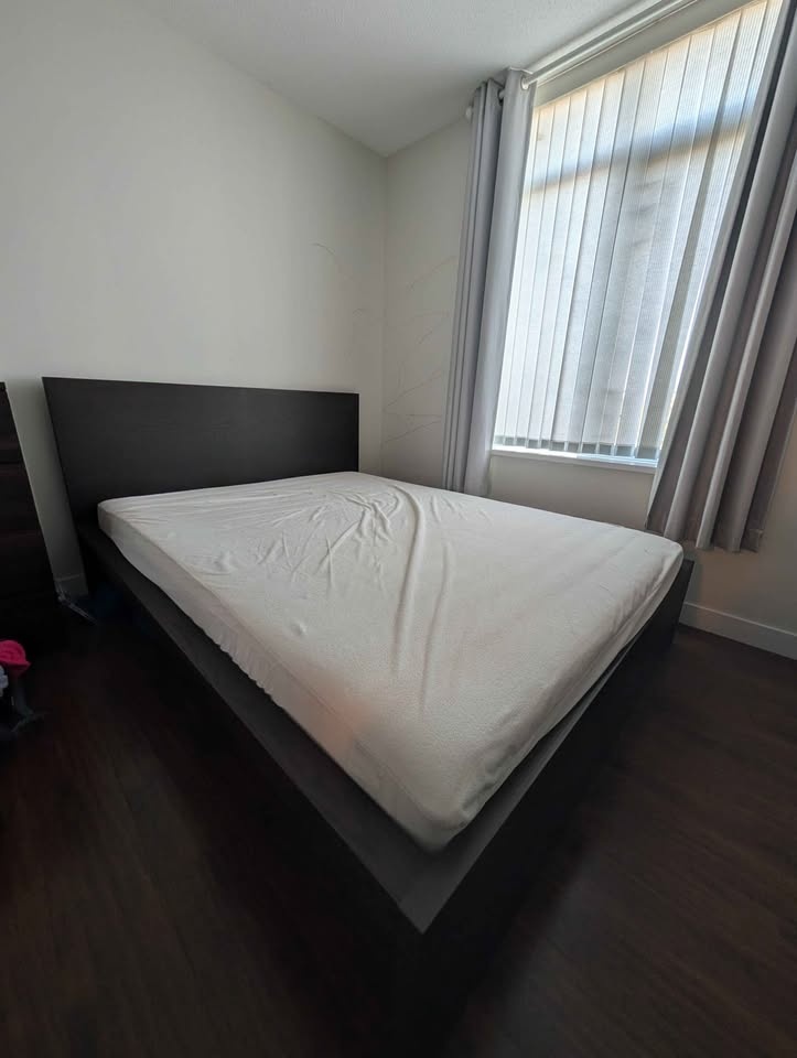 MALM Queen Bed Frame & VALEVAG Mattress - photo 3
