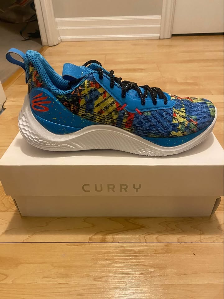 Under Armour Curry 10 SPK Blue M 11.5 W 13 Basketball Shoes - photo 2