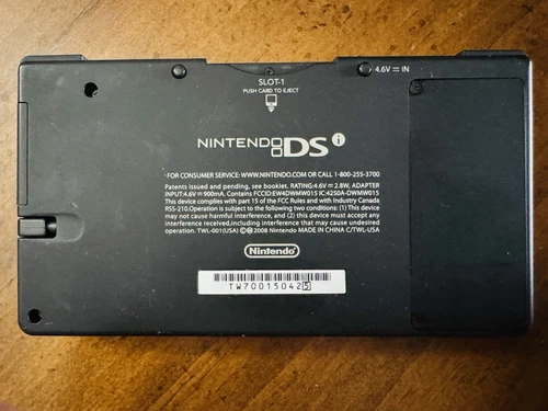 2008 Nintendo DS Lite Handheld System - Cobalt/Black - photo 3