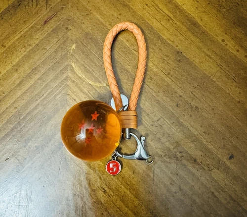 5 stars Dragon Ball crystal Acrylic keychain - photo 4