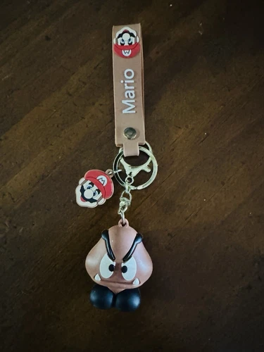 Super Mario Goomba Keychain