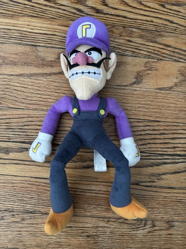 Super Mario Waluigi Figure Plush 10inch