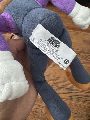 Super Mario Waluigi Figure Plush 10inch - photo 4