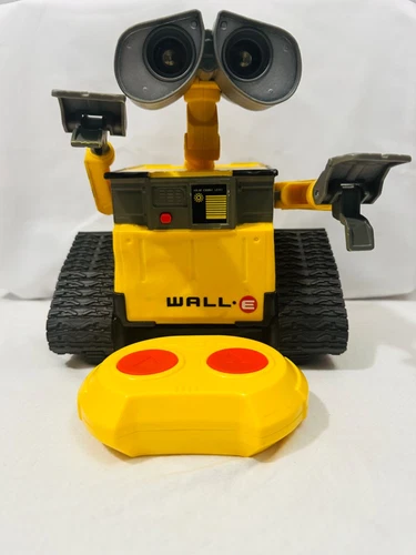 Disney Pixar Wall-E Robot Toy 9" with Remote Control - Works!