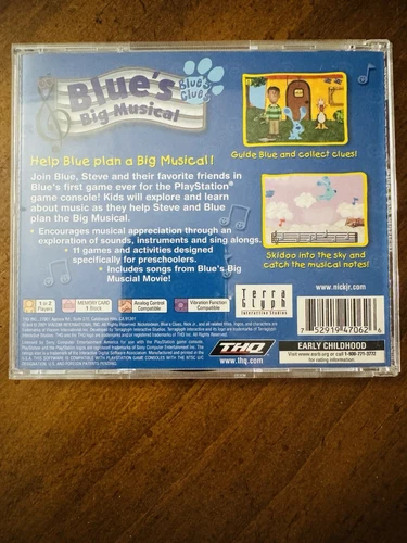 Blue's Clues: Blue's Big Musical (PS1, 2001) - photo 2