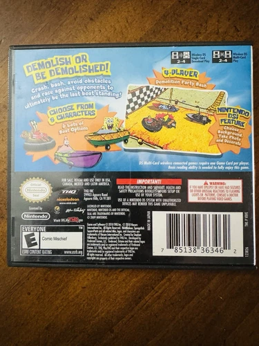 SpongeBob's Boating Bash (Nintendo DS, 2010) - photo 2
