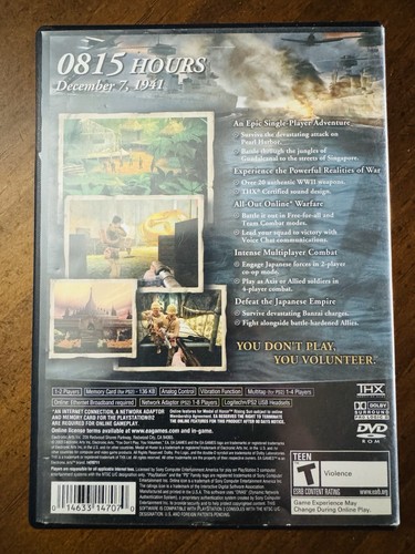 Medal of Honor: Rising Sun (Sony PlayStation 2, 2003) - photo 2