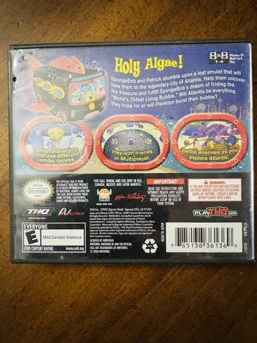 SpongeBob's Atlantis SquarePantis (Nintendo DS Video Game 2007) - photo 2