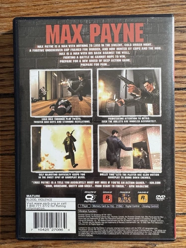 Max Payne (Sony PlayStation 2, 2001) - photo 2