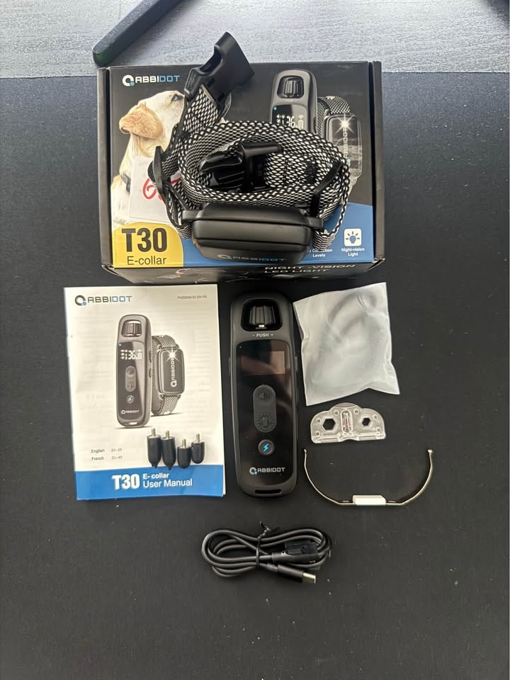 ABBIDOT T30 E-collar Dog Training Collar Night-Vision LED - photo 2