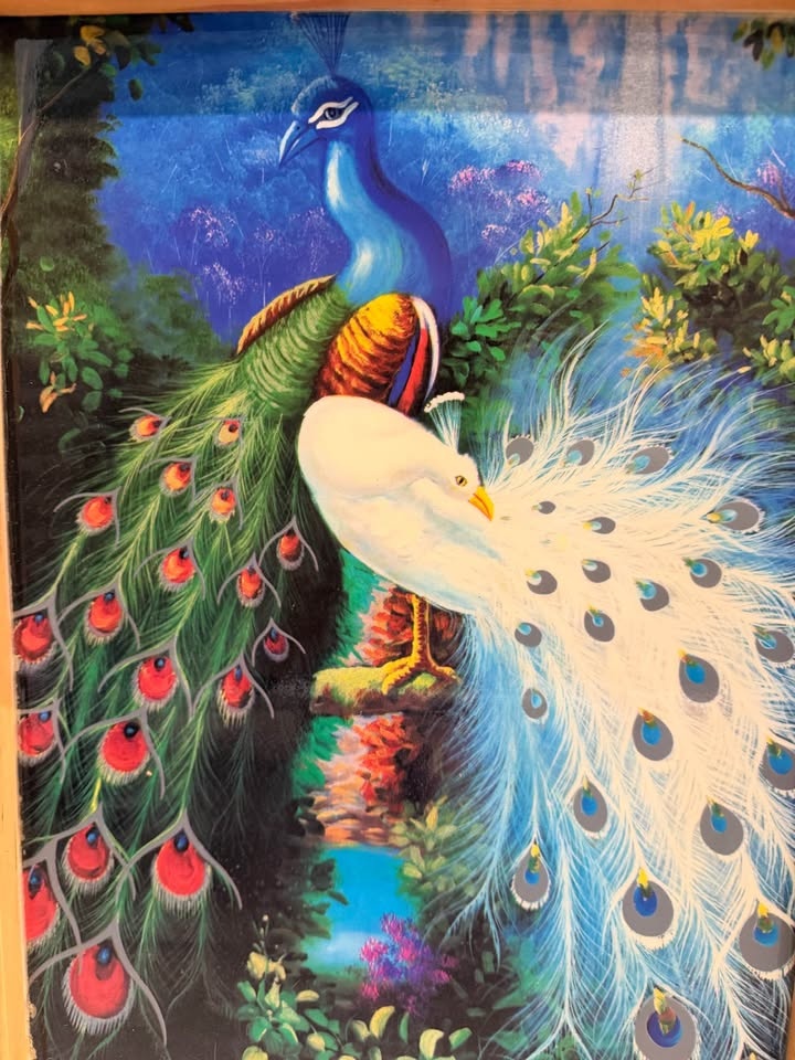 Made in Mexico Wood Peacock Wall Art - photo 2