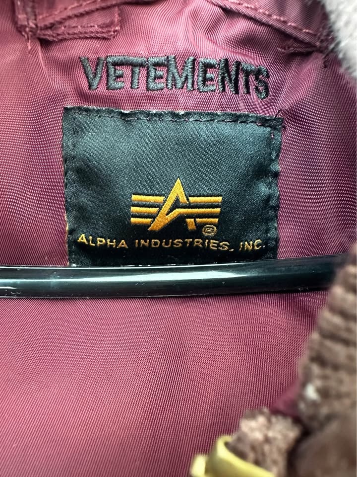 Vetements x Alpha Industries MA-1 Bomber Jacket (L) - Zipper Nee - photo 5