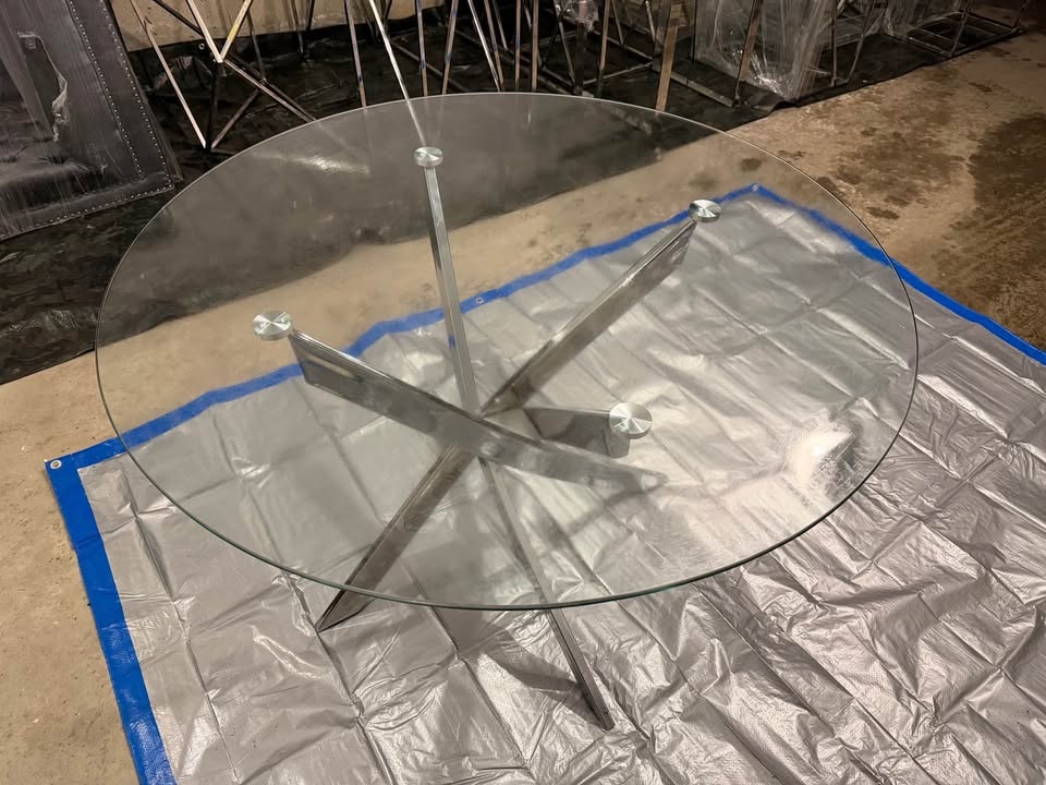 Glass Breakfast/Dining Table - 43" - photo 2