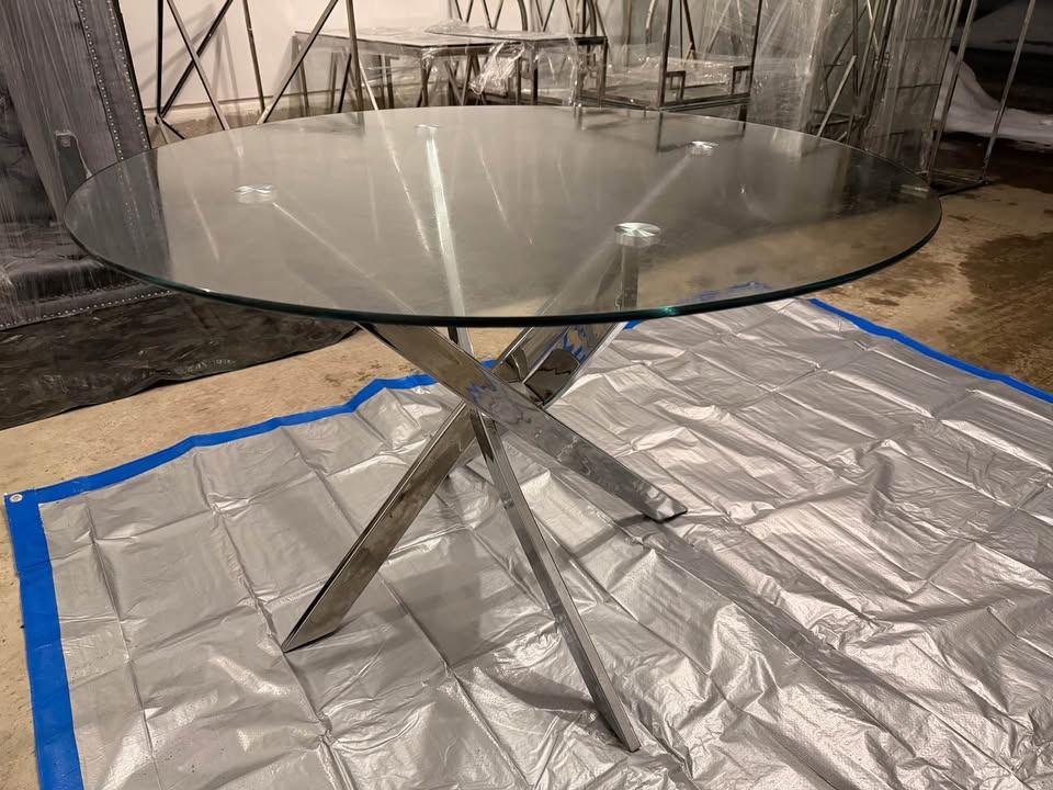 Glass Breakfast/Dining Table - 43" - photo 3