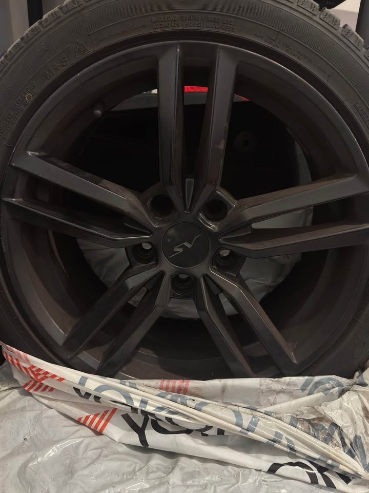 Snow tires 205/50R17 with rims (5X120 Bolt) - photo 2