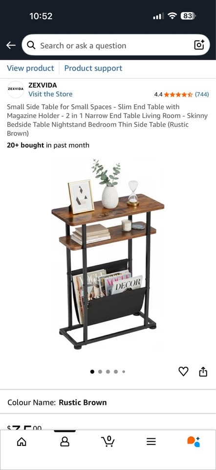 Black Side Table - photo 2