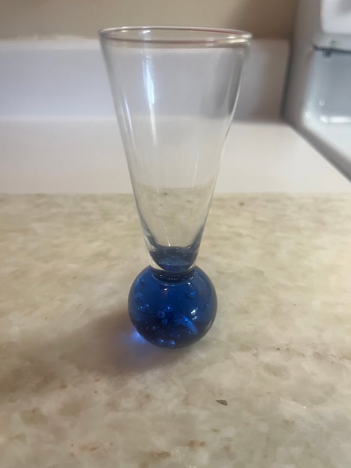 Set of 4 Vintage Bullicante Ball Bottom Shot Glasses - photo 3