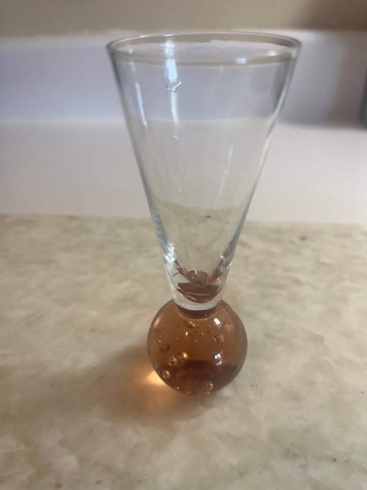 Set of 4 Vintage Bullicante Ball Bottom Shot Glasses - photo 4