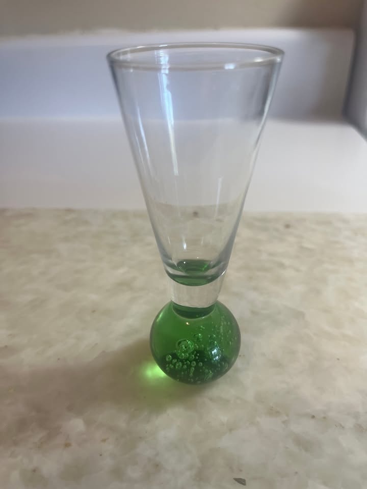Set of 4 Vintage Bullicante Ball Bottom Shot Glasses - photo 5