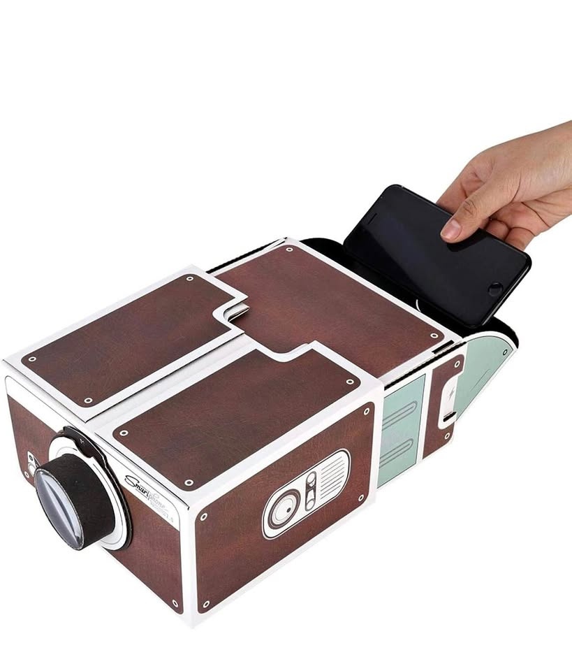 Cardboard Projector Mini DIY Portable Projector