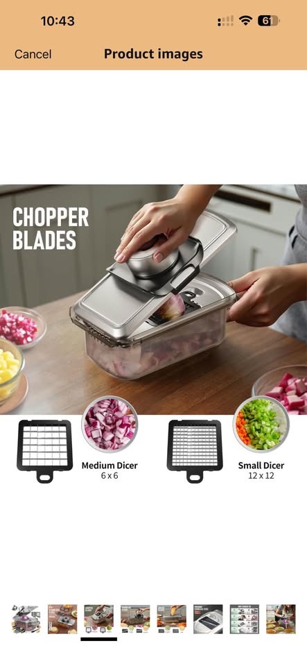 Moving Out Sale – vegetable chopper - photo 3