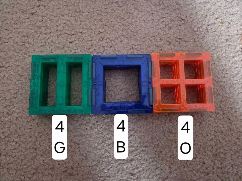 Assorted Magnetic Tiles lot over 193 pieces - photo 2