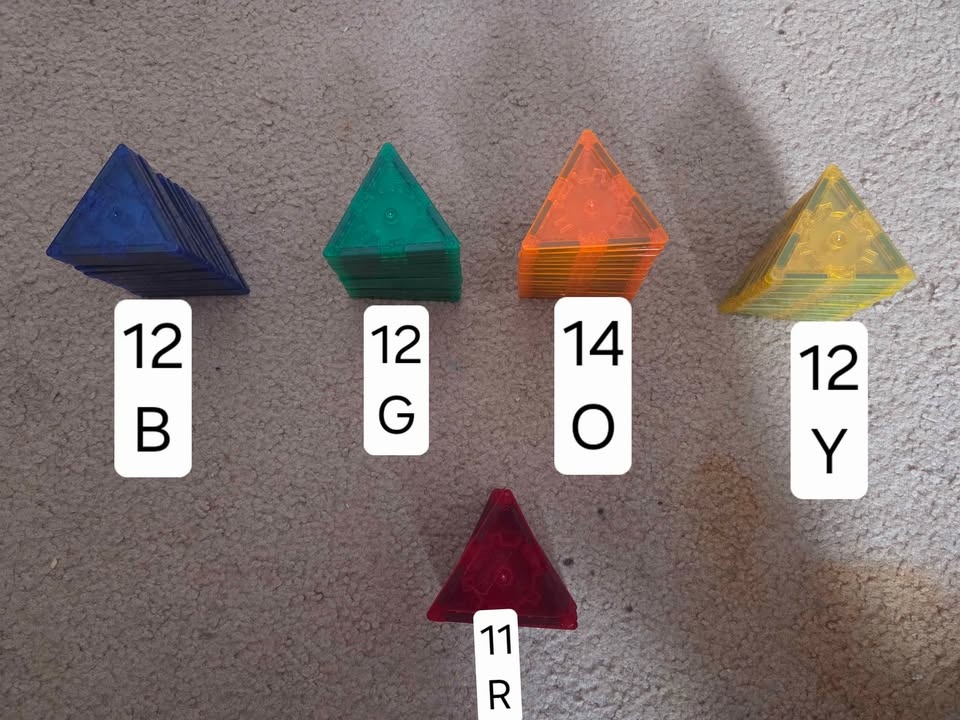 Assorted Magnetic Tiles lot over 193 pieces - photo 3