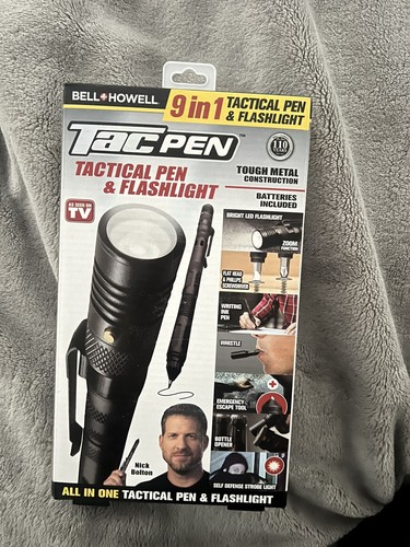 Bell + Howell Tac Pen Tactical Pen & Flashlight 9 in 1