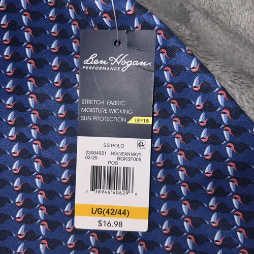 Ben Hogan Performance Polo Golf Shirt Men's L 42/44 - photo 3