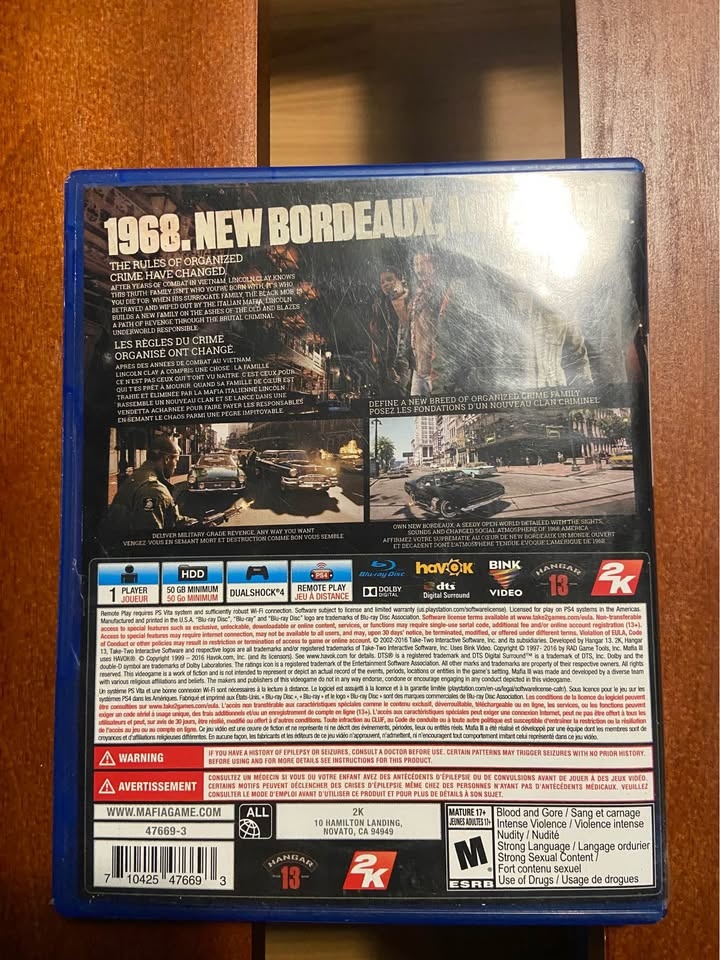 Mafia 3 PS4 Game - photo 3