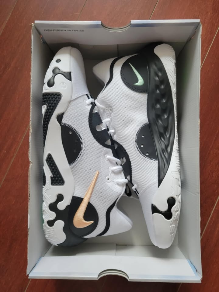 Nike PG 6 - White Black Orange Chalk - photo 2