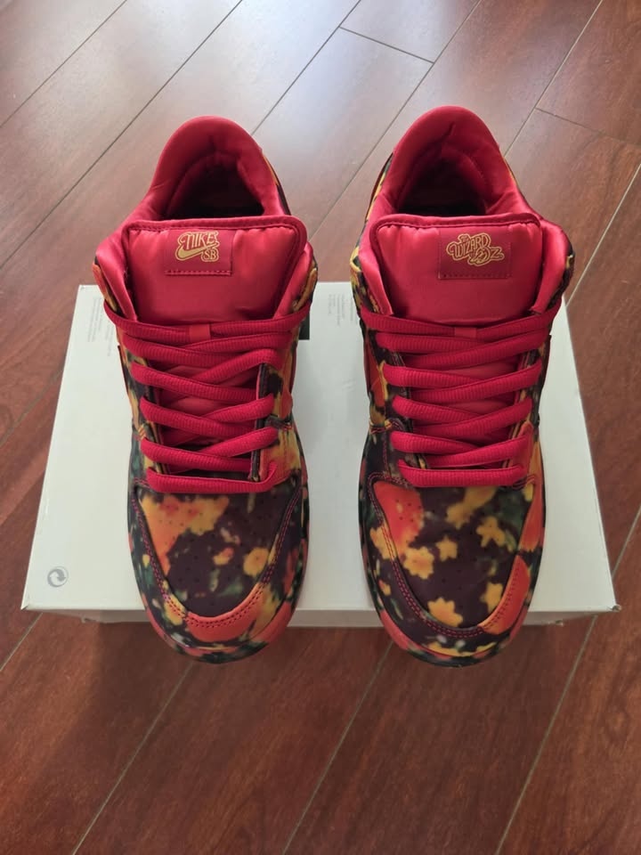 Nike SB Dunk Low - The Wizard of Oz Poppy Field - photo 4