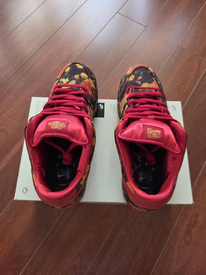 Nike SB Dunk Low - The Wizard of Oz Poppy Field - photo 5