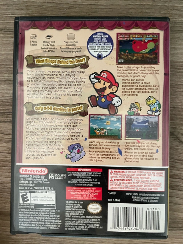 Paper Mario Thousand-Year Door for Gamecube 🥕 - photo 3