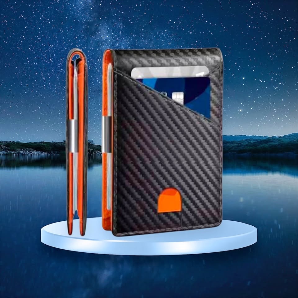 Men's RFID Blocking Wallet - Ultra-Thin, 12 Cards