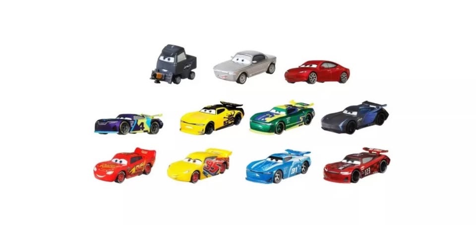 Disney Pixar Cars 11 Piece Piston Cup Diecast Set - photo 2