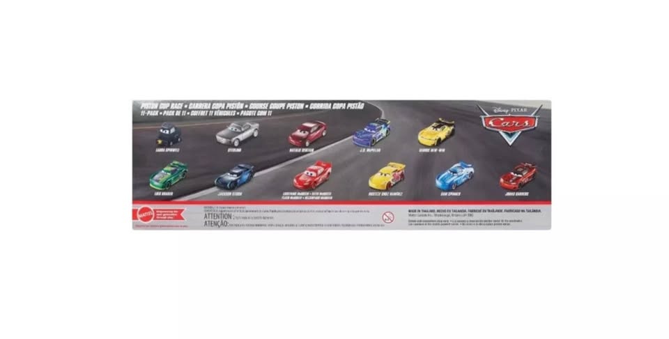 Disney Pixar Cars 11 Piece Piston Cup Diecast Set - photo 4